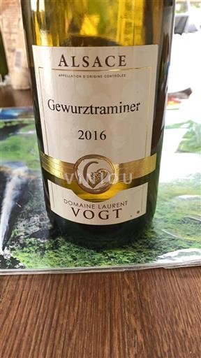 Alsace Grand Cru Domaine Laurent Vogt 2016