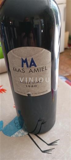 Roussillon Maury Mas Amiel 1980