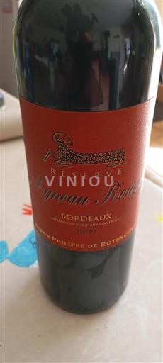 Bordeaux Baron Philippe de Rothschild Réserve Agneau Rouge 2009