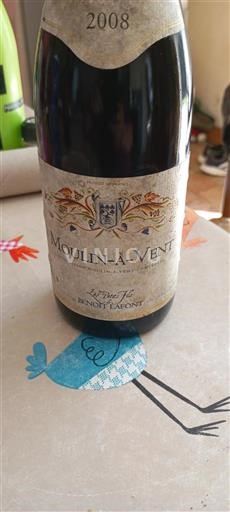 Beaujolais Moulin-à-vent Les Petits Fils de Benoît Lafont 2008