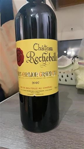 Bordeaux Saint-Émilion Grand Cru Grand Cru Rochebelle 2007