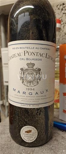 Bordeaux Margaux Cru Bourgeois Château Pontac Lynch 1994