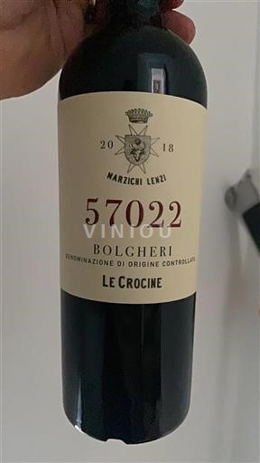 Toscane Bolgheri Marzichi Lenzi Le Crocine 2018