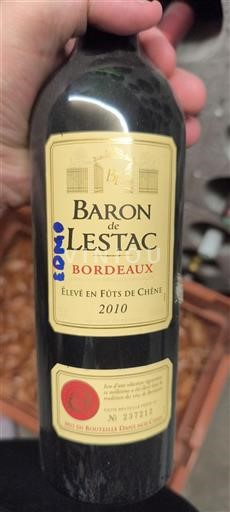 Bordeaux Baron de Lestac 2010