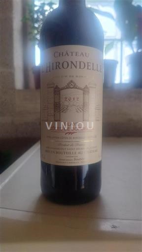 Bordeaux Blaye-Côtes-de-Bordeaux Château L'Hirondelle 2012