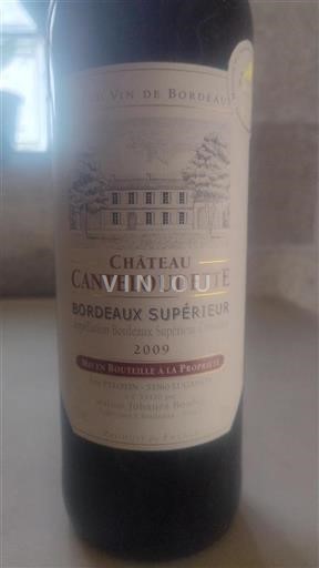 Bordeaux Bordeaux supérieur Château Canteloudette 2009