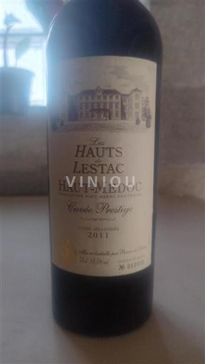 Bordeaux Haut-Médoc Les Hauts de Lestac Prestige 2011