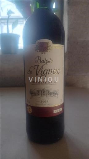 Bordeaux Batiste de Vignac 2009