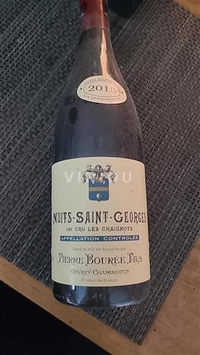 Bourgondië Nuits-saint-georges Premier Cru Pierre Bourée Fils Les Chaignots 2015