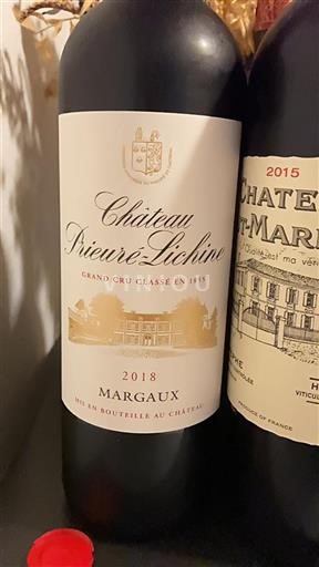 Bordeaux Margaux Grand Cru Château Prieuré-Lichine 2018