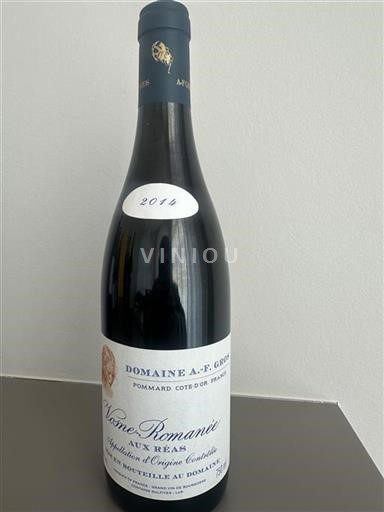 Burgundy Vosne-Romanée Domaine A.-F. Gros Aux Réas 2014