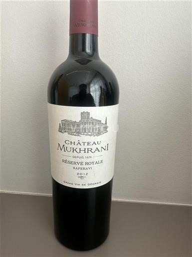 Kartli Unspecified Château Mukhrani Réserve Royale 2012