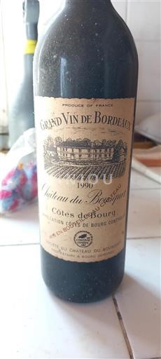 Bordeaux Côtes-de-bourg Château Bousquet 1990