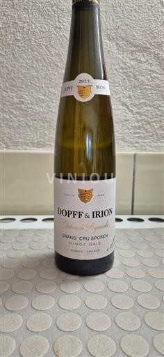 Alsace Pinot Grigio Grand Cru Dopff & Irion Château de Riquewihr 2023