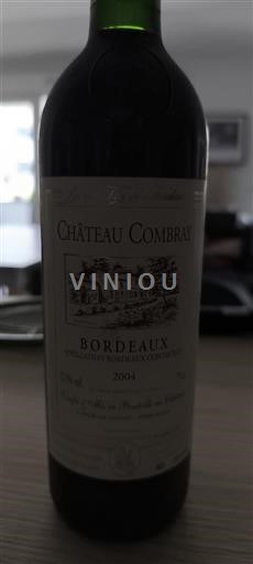 Bordeaux Château Combray 2004