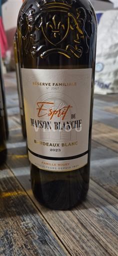 Bordeaux Bordeaux blanc Maison Blanche Esprit 2023