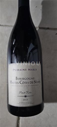 Borgogna Hautes Côtes de Nuits Domaine Marey 2015