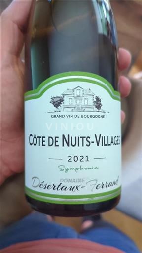 Bourgogne Côte de Nuits-Villages Domaine Désertaux-Ferrand Symphonie 2021