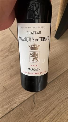 Bordeaux Margaux Grand Cru Château Marquis de Terme 2015