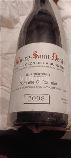 Bourgogne Premier Cru Domaine G. Roumier Clos de la Bussière 2008