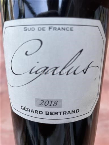 Languedoc in Roussillon Pays d'Oc Gérard Bertrand Cigalus 2018
