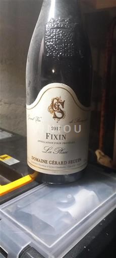 Borgogna Fixin Domaine Gérard Seguin La Place 2017