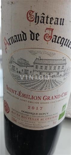 Bordeaux Saint-Émilion Grand Cru Grand Cru Château Arnaud de Jacquey 2017