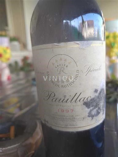 Bordeaux Pauillac Grand Cru Château Lafite Rothschild Réserve Spéciale 1997
