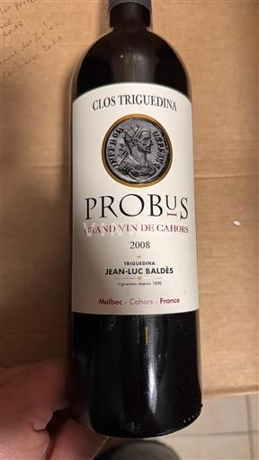Jihozápad Cahors Clos Triguedina Probus 2008