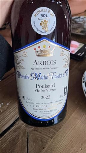 Jura Arbois Domaine Martin Faudot Poulzard Vieilles Vignes 2023