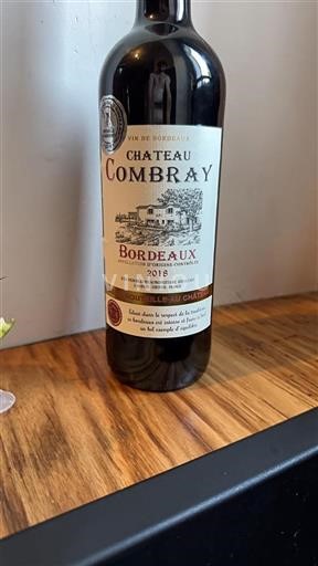 Bordeaux Château Combray 2018