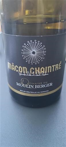 Bourgogne Mâcon et mâcon-villages Domaine Moulin Berger Non Millésimé