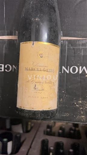 Alsacia Pinot gris Sélection de Grains Nobles Domaine Marcel Deiss S%c3%a9lection de Grains Nobles 2001
