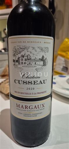 Bordeaux Margaux Château Cusseau 2020