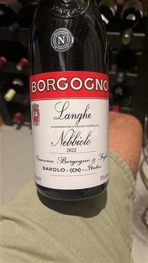 Piemonte Langhe Borgogno Langhe Nebbiolo 2022