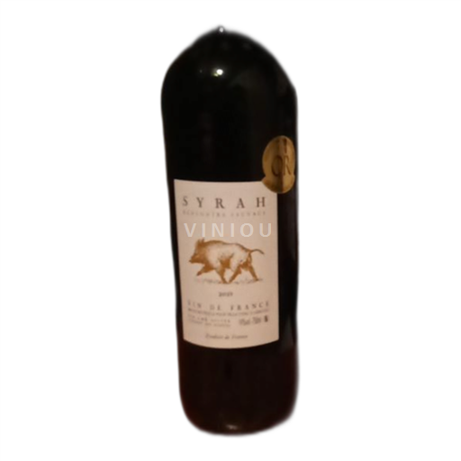 Vin Rouge sec Syrah rencontre sauvage 2019 France Vallée du Rhône