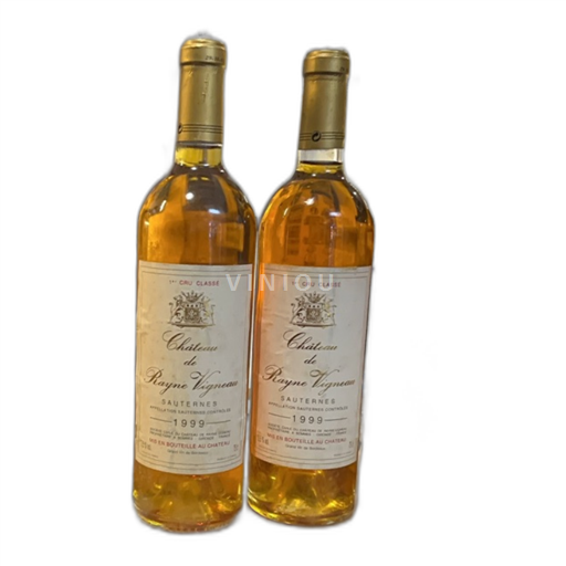 Bordeaux Sauternes 1er Cru Classé Rayne Vigneau 1999
