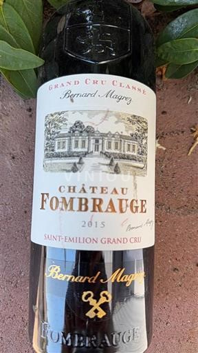 Bordeaux Saint-Émilion Grand Cru Grand Cru Classé Fombrauge 2015