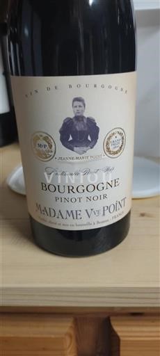 Borgogna Madame Veuve Point L'estimable Pinot Noir Senza annata