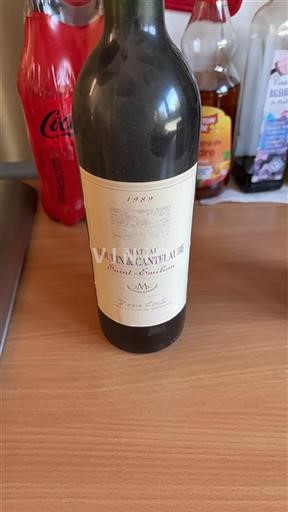 Bordeaux Saint-Émilion Château Moulin de Cantelaube 1989