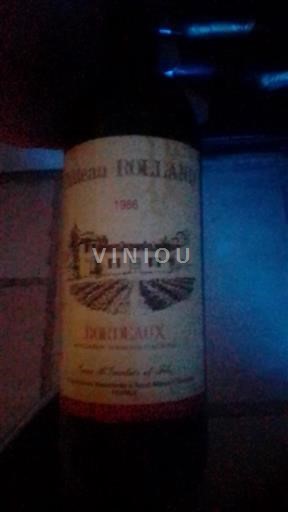 Bordeaux Ikke specificeret Château Rolland 1986