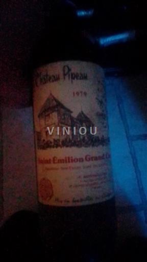 Bordeaux Saint-Émilion Grand Cru Grand Cru Château Pipeau 1979