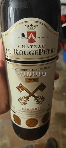 Vin Rouge sec Cuvée Prestige Château Le Rouge Peyre 2020 France Languedoc Cabardès