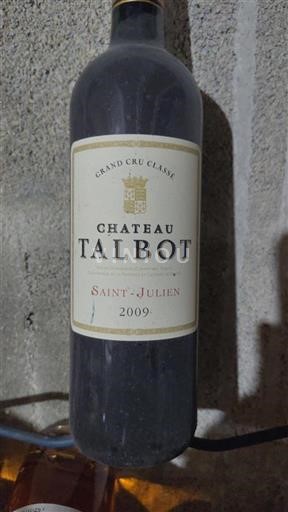 Bordeaux Saint-Julien Grand Cru Classé Château Talbot 2009