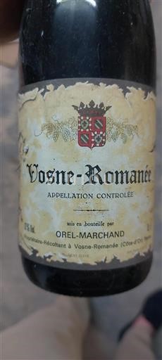 Vin Rouge sec Orel-Marchand 2005 France Bourgogne Vosne-romanée
