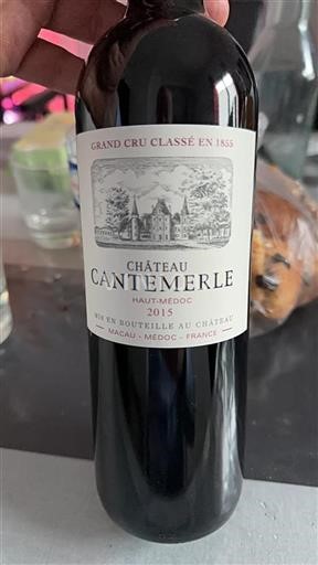 Bordeaux Haut-Médoc Grand Cru Classé Cantemerle 2015