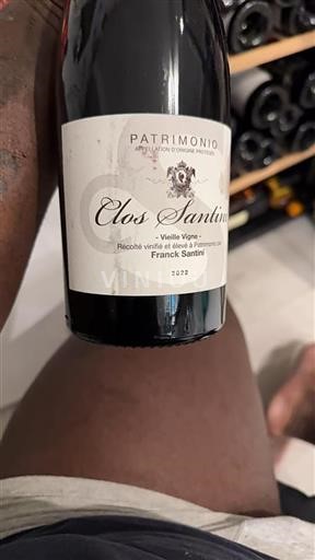 Corse Patrimonio Clos Santini Vieille Vigne 2022