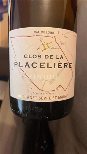 Valle della Loira Muscadet Sèvre et Maine Famille Lieubeau Clos de la Placelière 2023