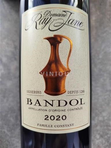 Provence Bandol Domaine Ray Jane 2020