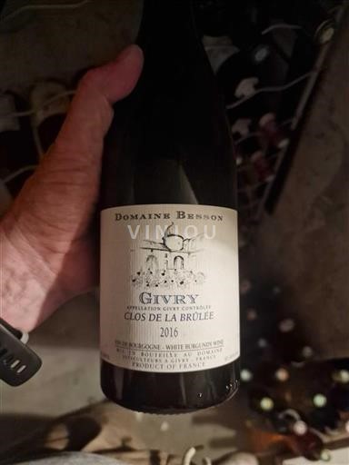 Borgogna Givry Domaine Besson Clos de la Brûlée 2016